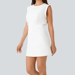 New Halara Softlyzero QuickDry Sleeveless 2-Piece Set Mini Active Dress Large